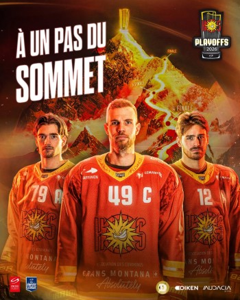 Sierre signe à nouveau une grosse prestation et s'offre trois pucks de titre de Swiss League