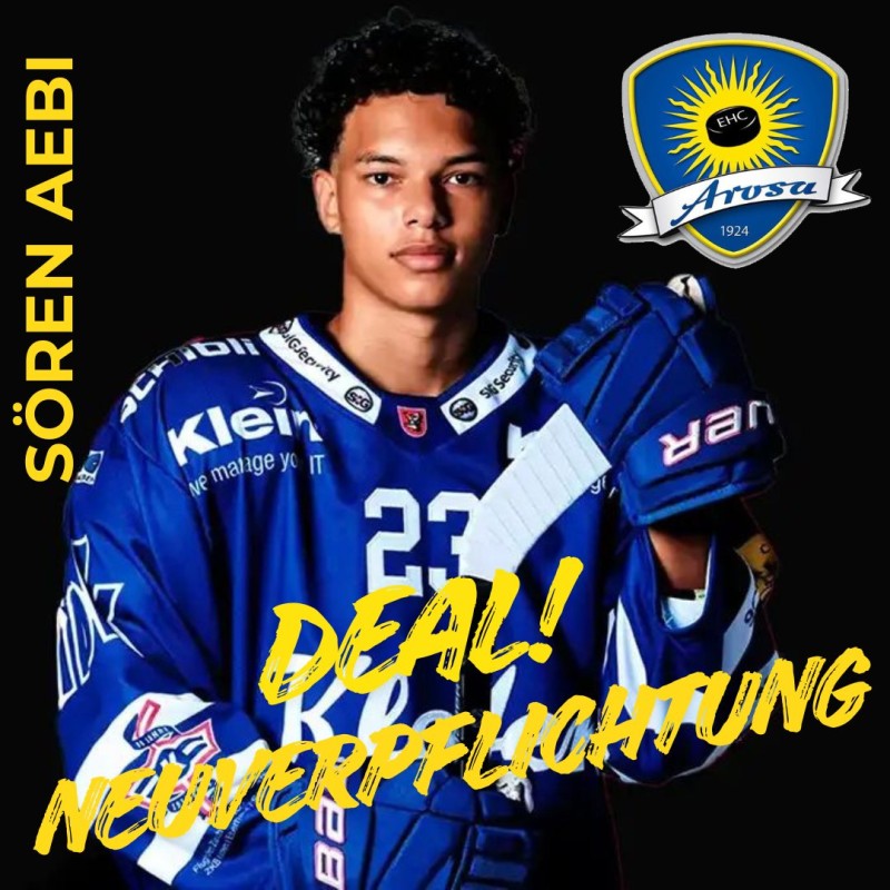 Sören Aebi stösst zum EHC Arosa