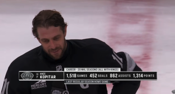 Une page se tourne à LA avec la dernière sortie de Kopitar devant ses fans