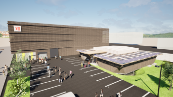 Die Eishalle Ajoie erweitert sich im Aussenbereich