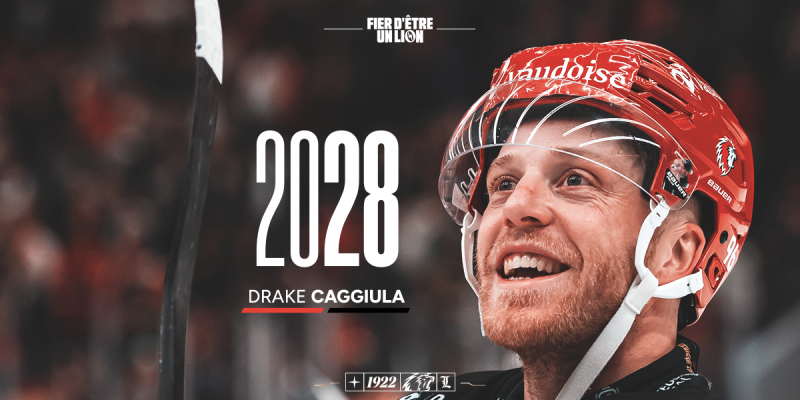 Drake Caggiula  fidèle à Lausanne