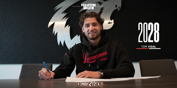 Profivertrag für Tom Vidal in Lausanne