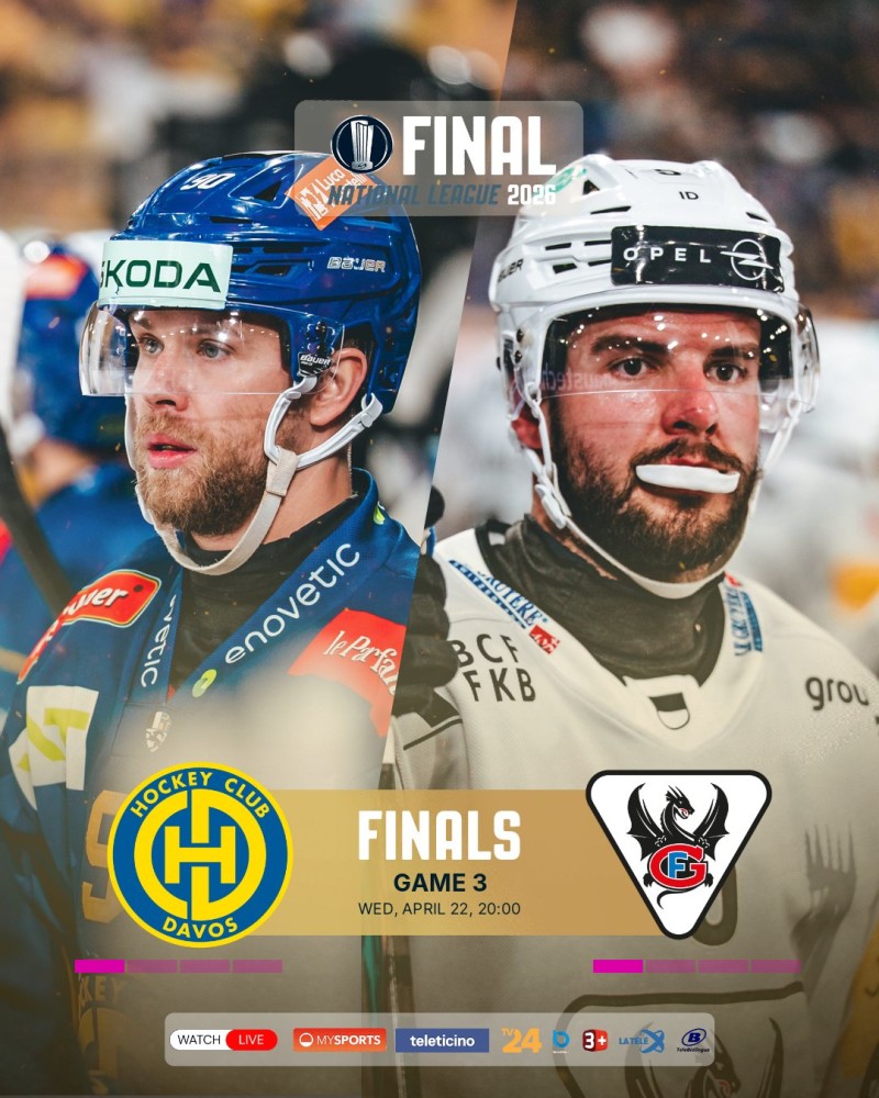 Formation des équipes et joueurs indisponibles pour l'acte III entre Fribourg et Davos