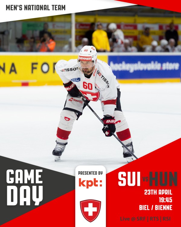 Formation des équipes pour le match Suisse vs Hongrie