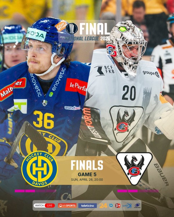 Formation des équipes et joueurs indisponibles pour le match Davos vs Fribourg