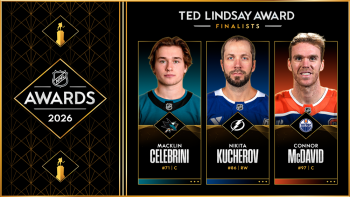 Celebrini, Kucherov et McDavid en lice pour le Ted Lindsay Award 2025-26