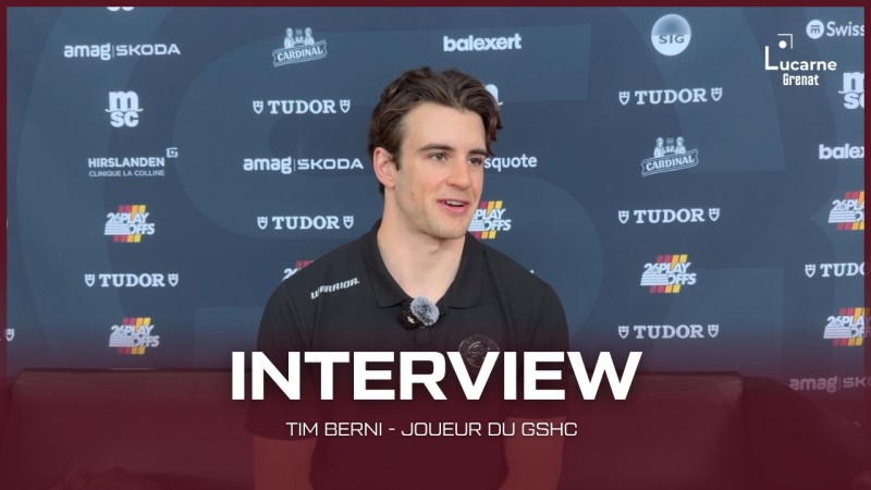 Entretien avec Tim Berni avant son départ pour Zurich