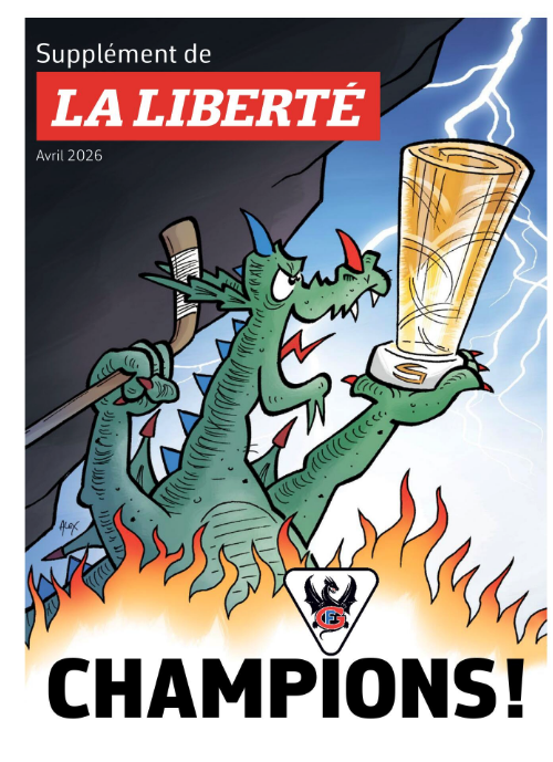 Un bien beau supplément consacré à Fribourg-Gottéron
