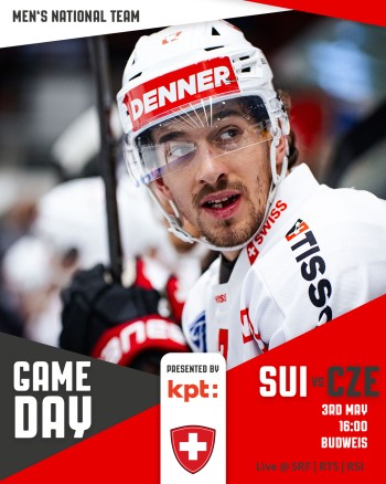 Aufstellung der Teams für das Spiel Schweiz vs. Tschechien