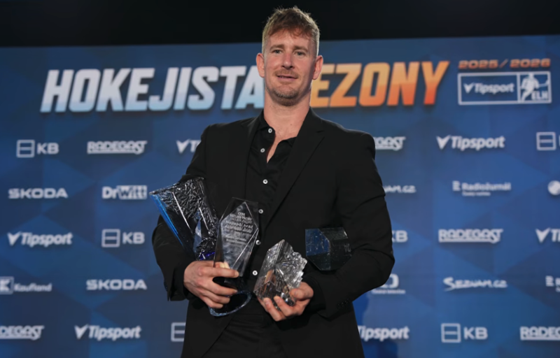 Roman Červenka élu meilleur joueur de la saison en Tchéquie