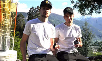 Sacha et Noah Berthoud à moyen terme avec Sierre