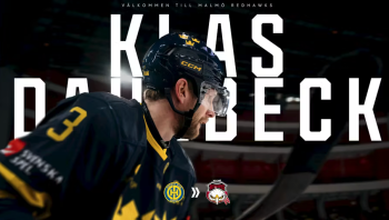 Les Malmö Redhawks officialisent la signature de Klas Dahlbeck
