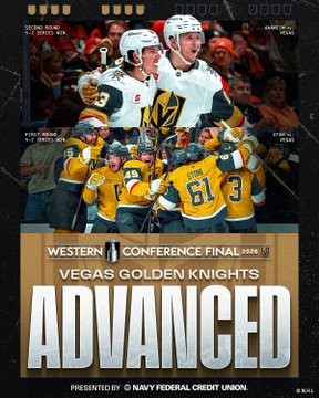 Vegas überrollt Anaheim und stürmt ins Western Conference Finale