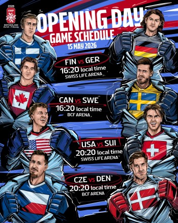 Alle Tore des ersten Spieltags der Eishockey-Weltmeisterschaft