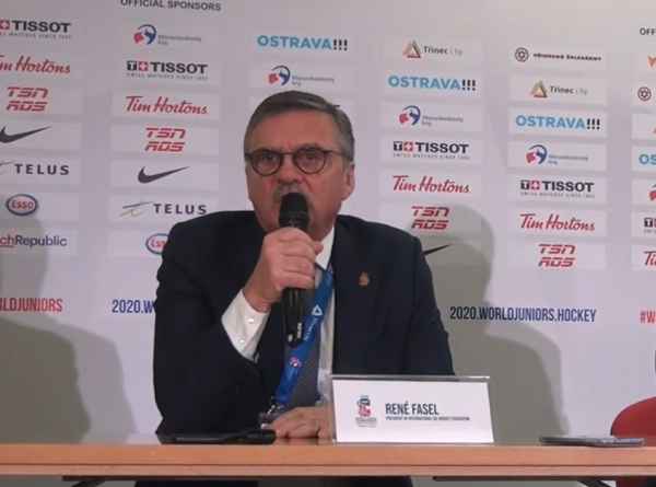 René Fasel de retour dans la famille du hockey à l’occasion des championnats du monde