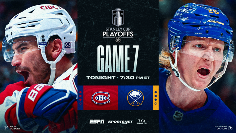 Die Canadiens und die Sabres stehen kurz davor, die zweite Runde mit einem entscheidenden Spiel 7 abzuschließen