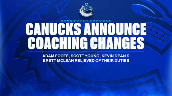 Les Canucks remercient l’ensemble de leur staff technique
