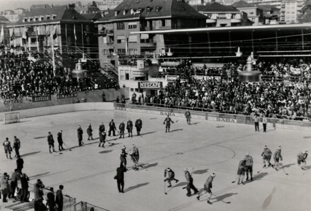 En 1961, les villes de Genève et Lausanne organisaient les Championnats du monde de hockey sur glace