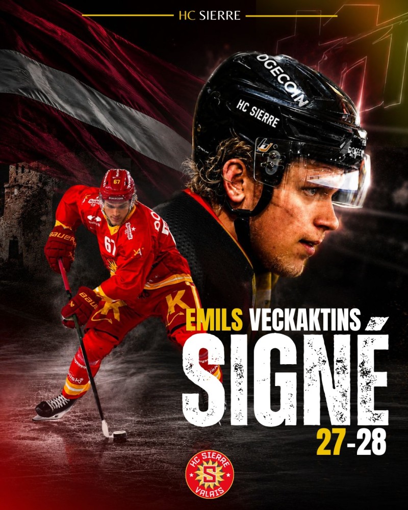Sierre conserve Emils Veckaktins pour deux saisons