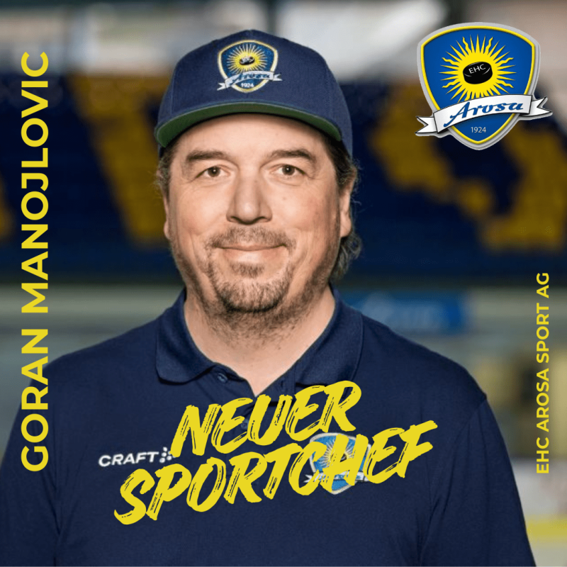Goran Manojlovic nouveau Directeur Sportif de l'EHC Arosa