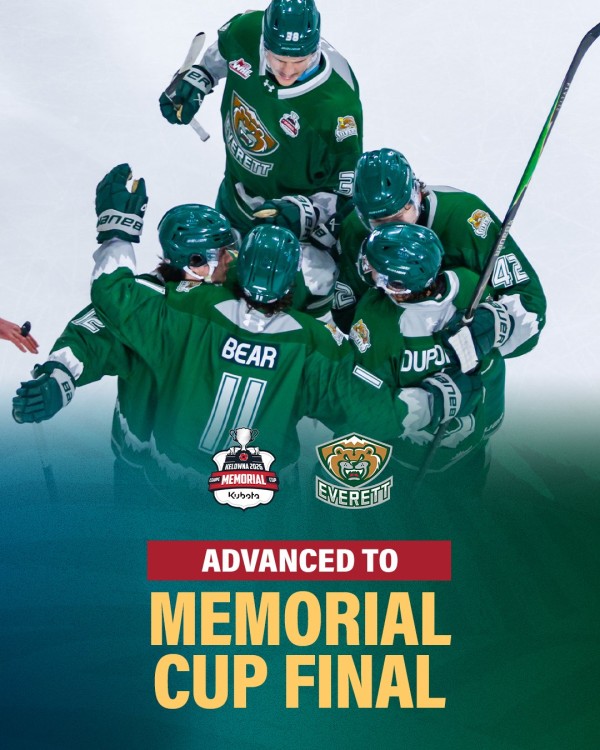 Everett écrase Chicoutimi et rejoint Kitchener en finale de la Coupe Memorial