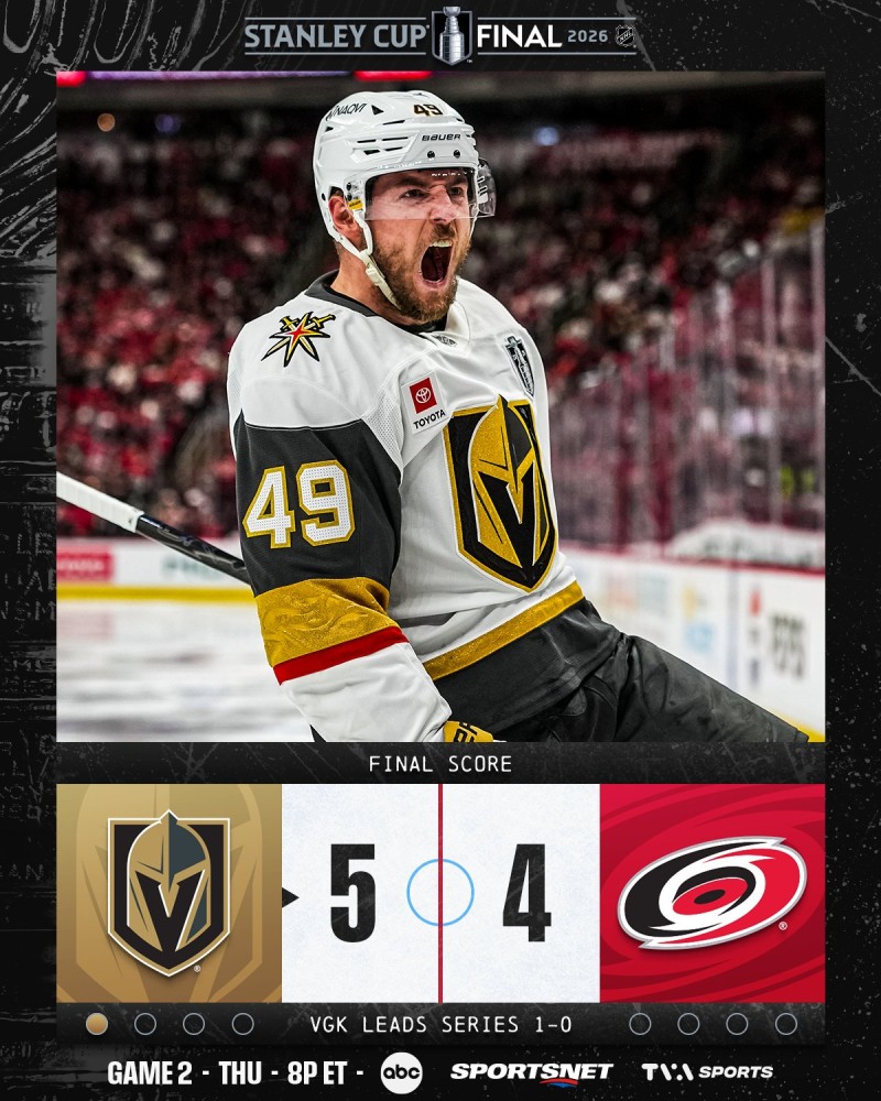 Vegas schlägt zuerst zu im Stanley Cup Finale