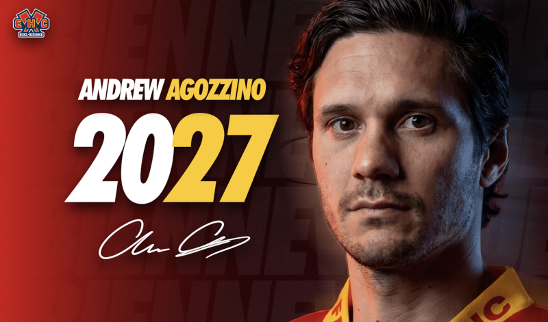 Le HC Bienne renforce son attaque avec Andrew Agozzino