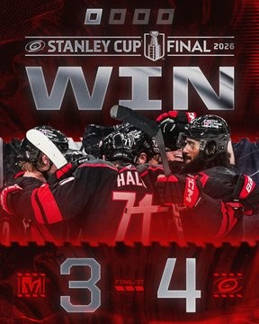Carolina reagiert und gleicht im Stanley Cup Finale aus
