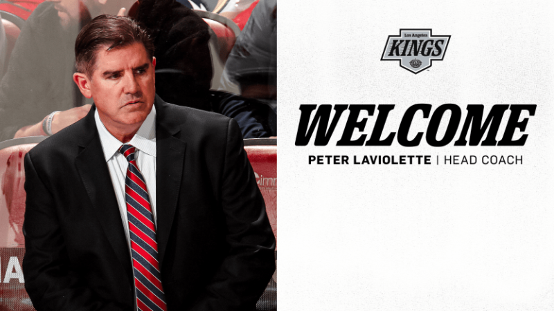 Officiel : les Kings confient leur banc à Peter Laviolette