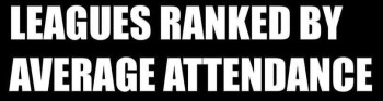 Ranking der Zuschauerzahlen der Eishockeyligen weltweit