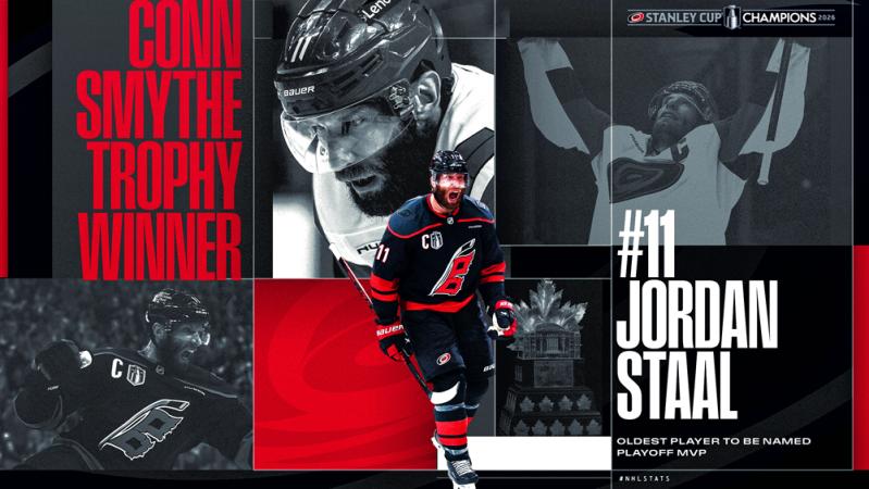 Jordan Staal gewinnt die Conn-Smythe-Trophäe mit 37 Jahren