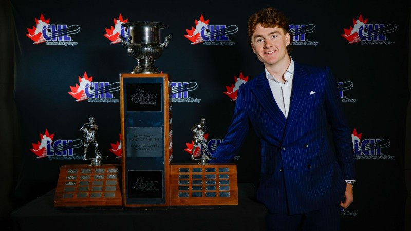 Maxim Massé sacré meilleur joueur de la CHL