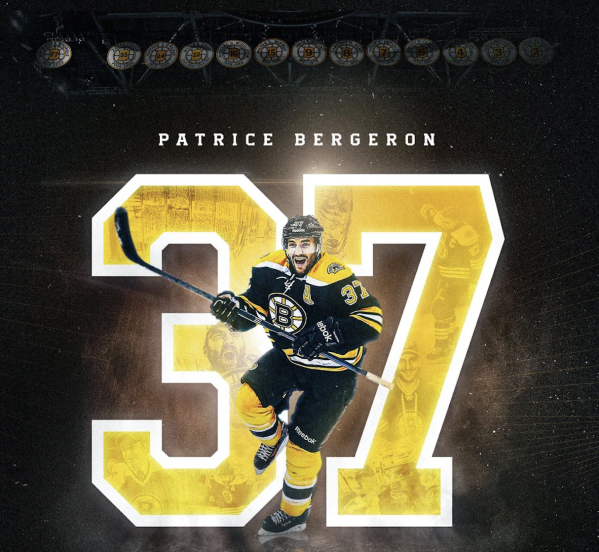 Les Bruins retireront le numéro 37 de Patrice Bergeron