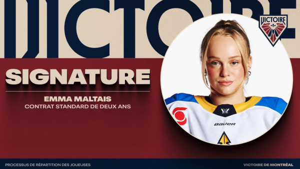 Emma Maltais s’engage avec la Victoire de Montréal