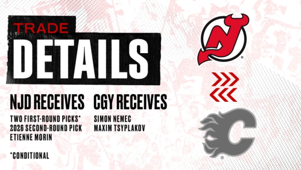 New Jersey Devils tauschen Simon Nemec und sichern sich zwei Erstrunden-Picks