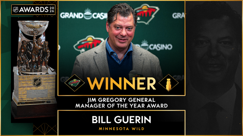 Bill Guerin élu directeur général de l’année dans la LNH