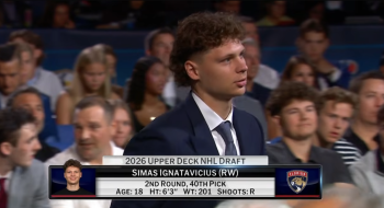 Le draft de Simas Ignatavicius en images