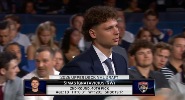 Le draft de Simas Ignatavicius en images