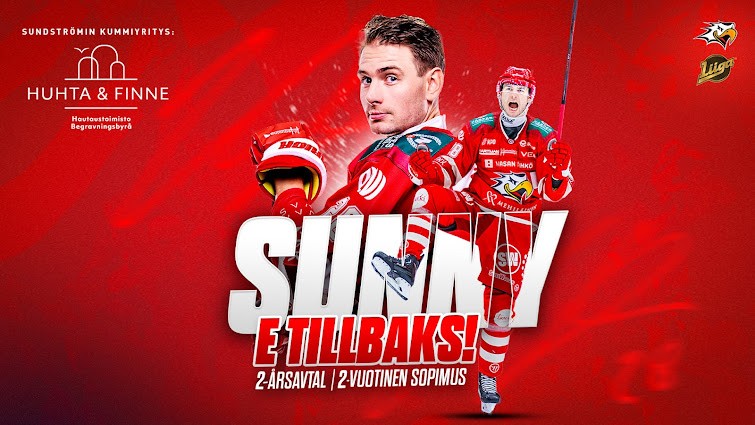Johan Sundström fait son retour à Vaasan Sport après sa parenthèse zurichoise