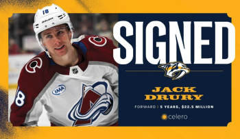 Jack Drury s’engage pour cinq saisons avec Nashville