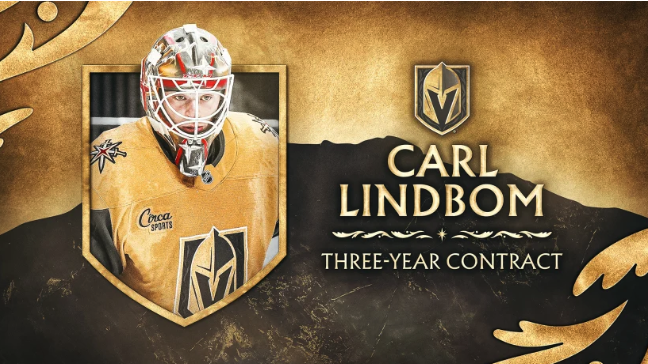 Vegas sécurise l’avenir de son gardien Carl Lindbom