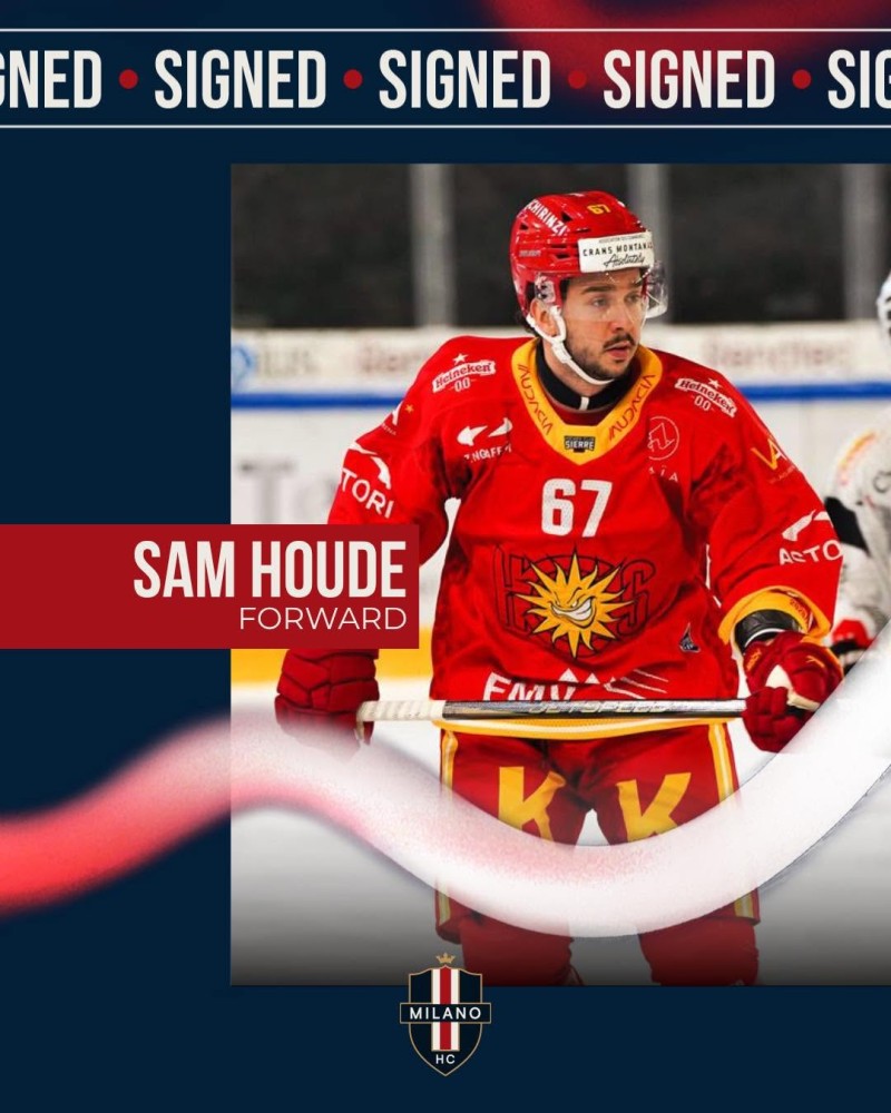 Samuel Houde relance sa carrière au Milano HC