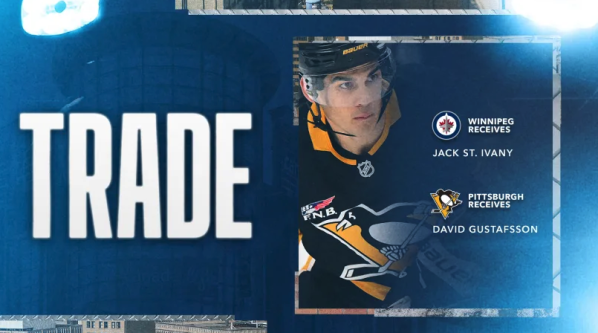 Winnipeg tauscht David Gustafsson gegen Jack St. Ivany