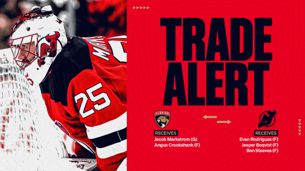 Les Panthers rapatrient Jacob Markström dans un important échange avec les Devils