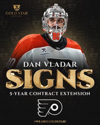 Dan Vladar prolonge son aventure avec les Flyers