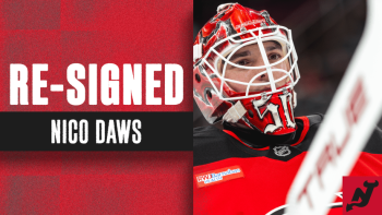 Die Devils behalten Nico Daws für zwei weitere Saisons