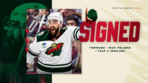 Nick Foligno prolonge l’aventure avec le Wild