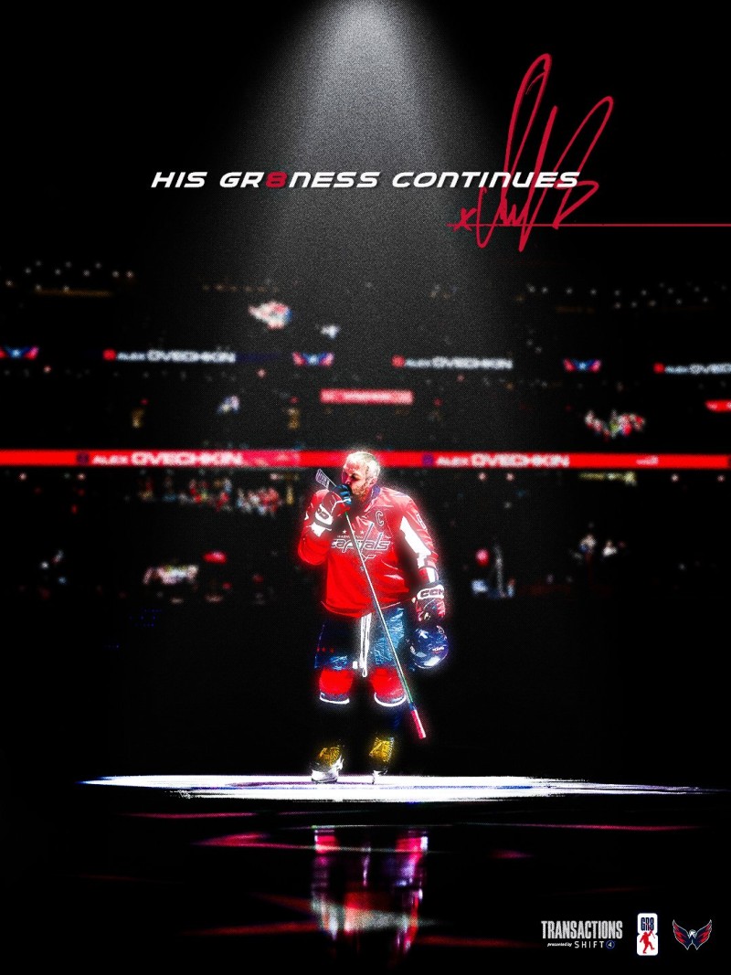 Ovechkin rempile pour une saison à Washington