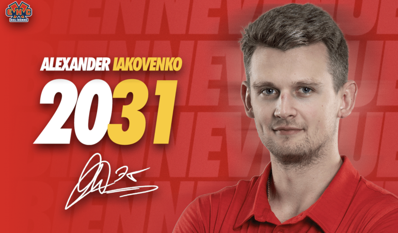 Alexander Iakovenko de retour au HC Bienne
