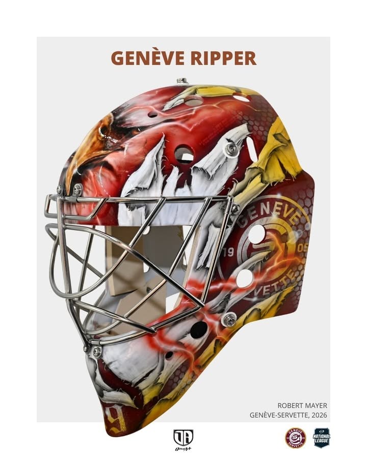 Le masque de Robert Mayer pour la saison prochaine